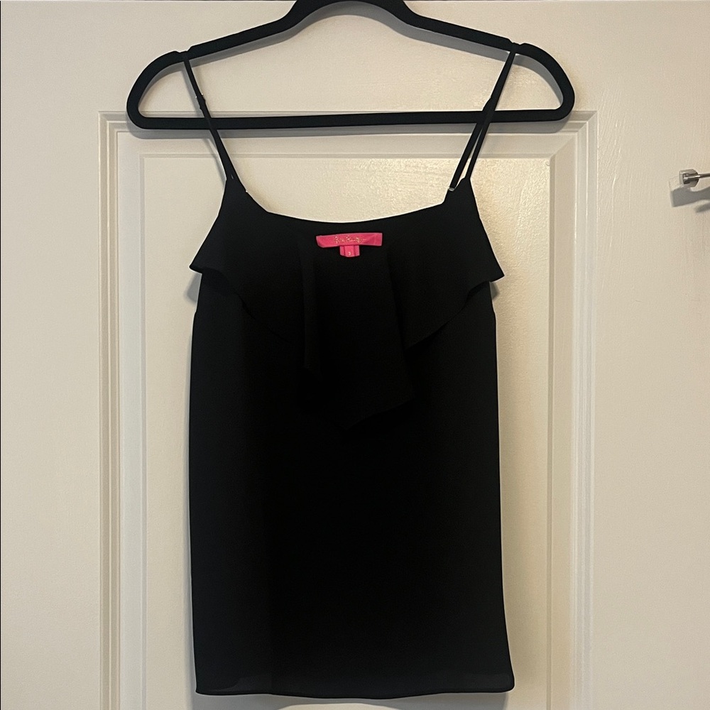 Lilly Pulitzer Small Black Spaghetti Strap Top